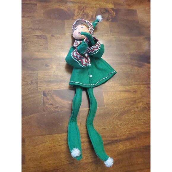 Annalee Other - Annalee 2008 Green Elf Christmas Doll Figure 20” Posable Pixie